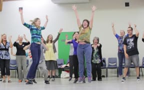 Laughter Yoga is a great stress reliever.