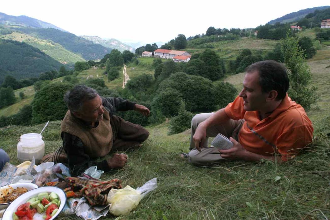 Matthew Brunwasser on assignment in Bulgaria.