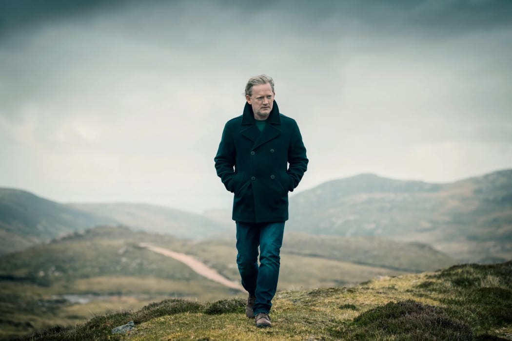 Still from the ITV TV series Shetland featuring Douglas Henshall