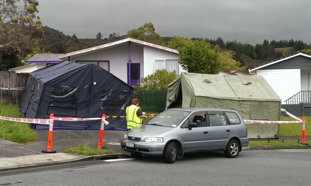 The Blueberry Grove address in Upper Hutt, where last night's incident took place.