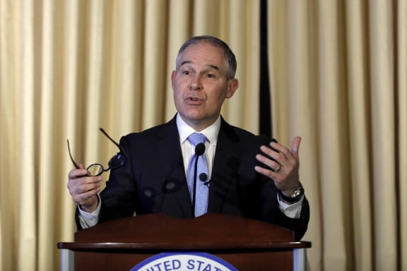 Chief of the US Environmental Protection Agency Scott Pruitt