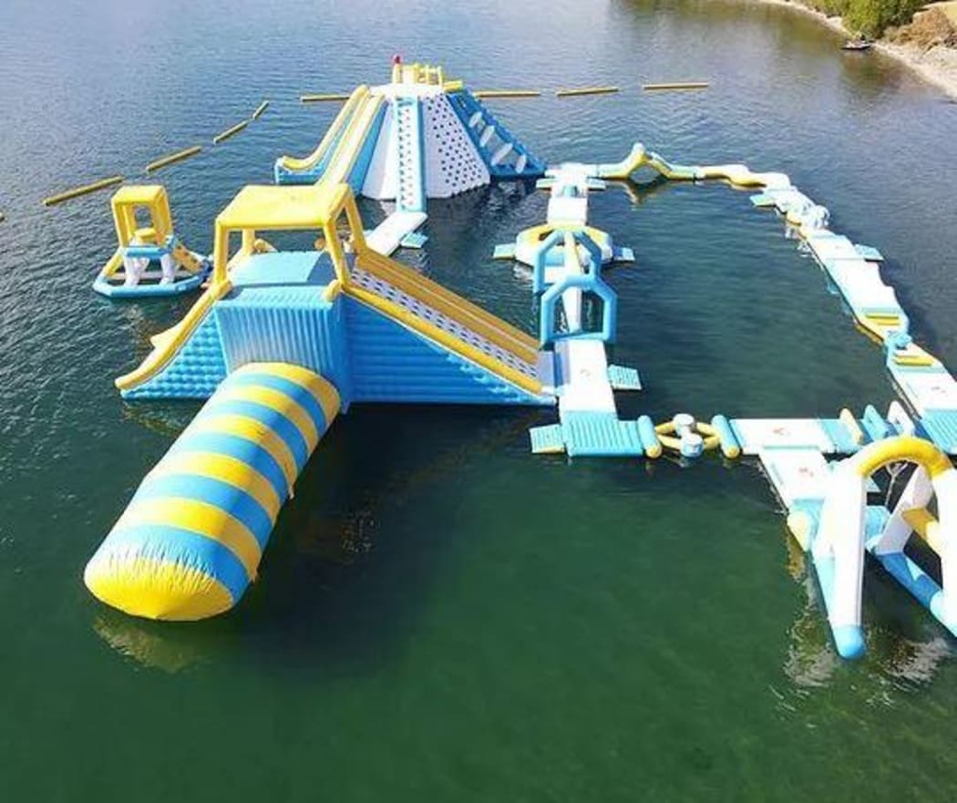 Kiwi Water Park on Lake Dunstan.