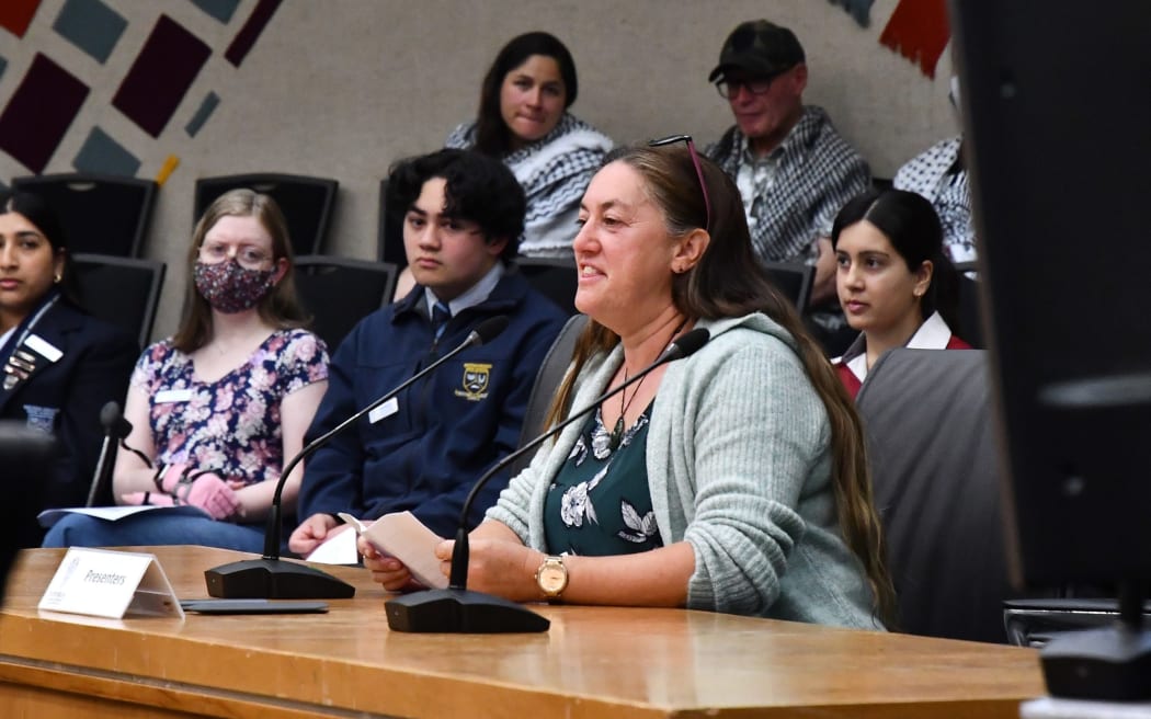 Rotorua's All Seasons Holiday Park manager Tracie Thornborough spoke to Rotorua Lakes Council members.