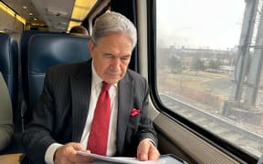 Foreign Minister Winston Peters in the United States.