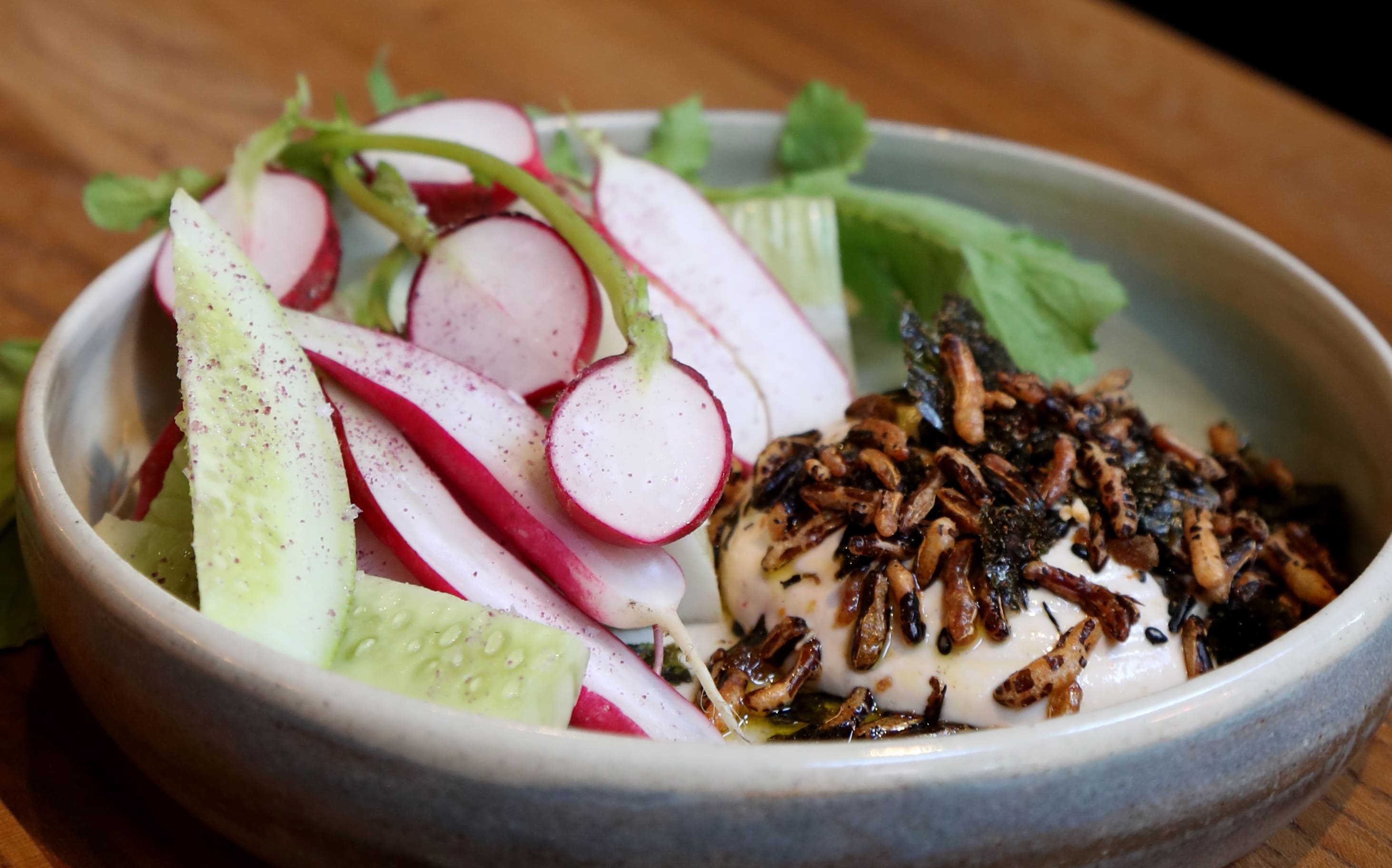 Organic Crudites, Whipped Smoked Roe, Furikake