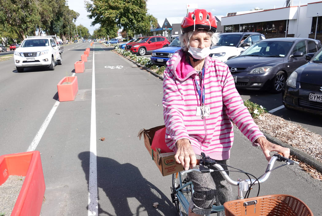 Cyclist Colleen O'Byrne