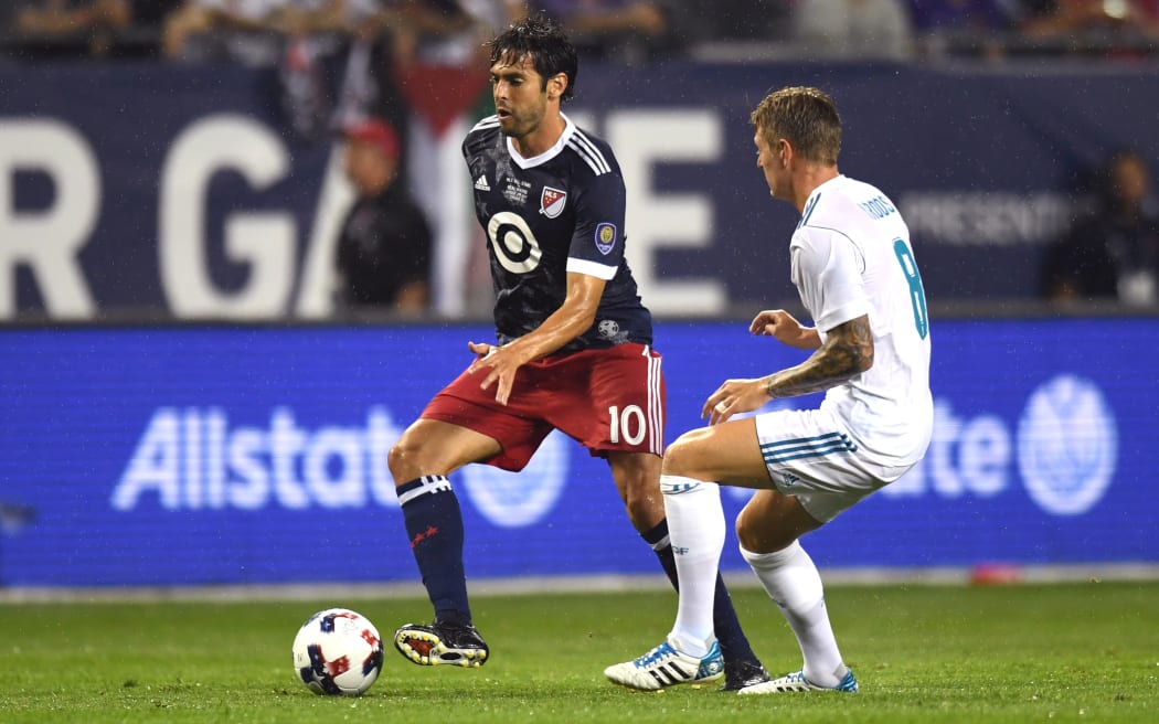 Kaka in action for the MLS All Stars against Real Madrid in August.