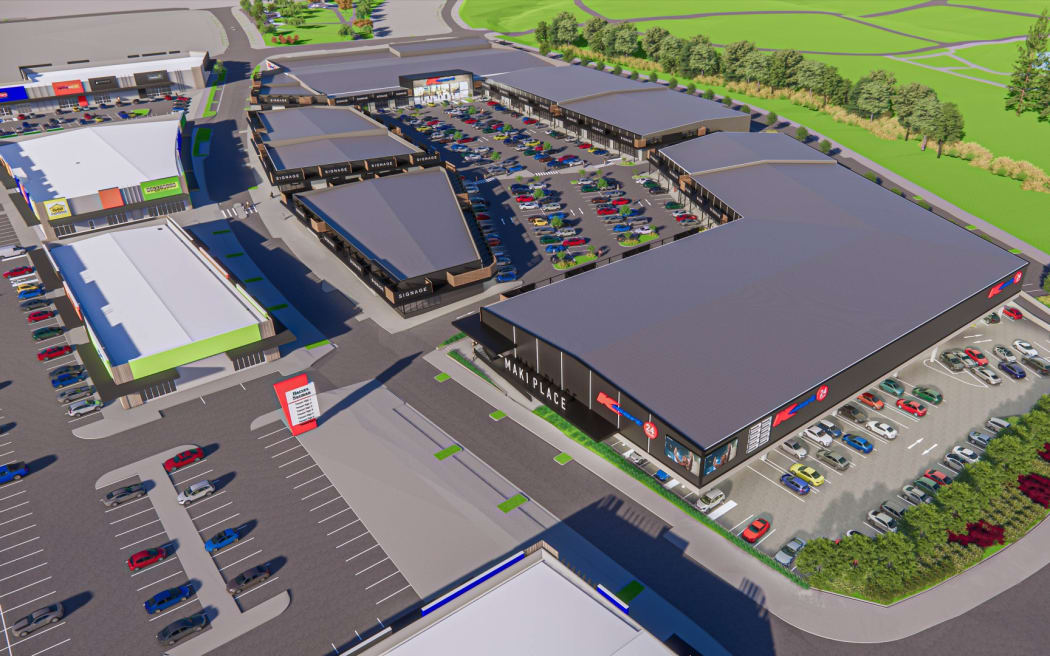Plans for the huge new Kmart Westgate. The store is planned to  open on a street yet to be created, to be called Maki Pl. That will be off Maki St. Photo / Kmart