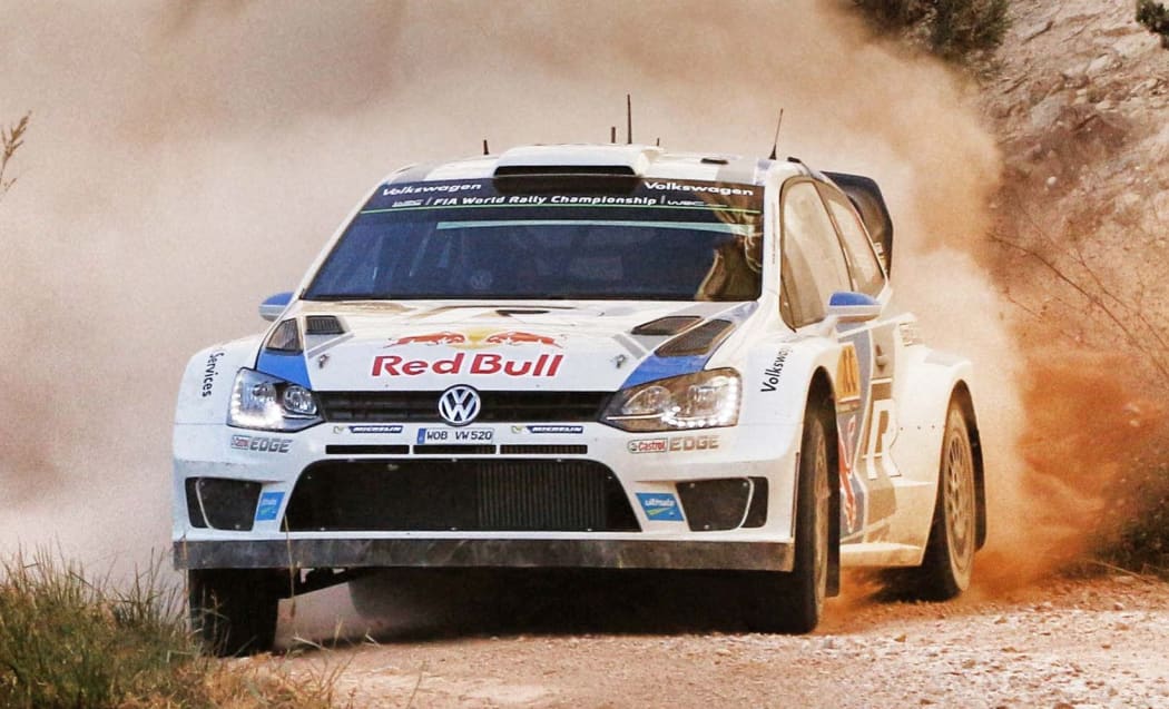 France's Sebastien Ogier during the Rally of Spain.