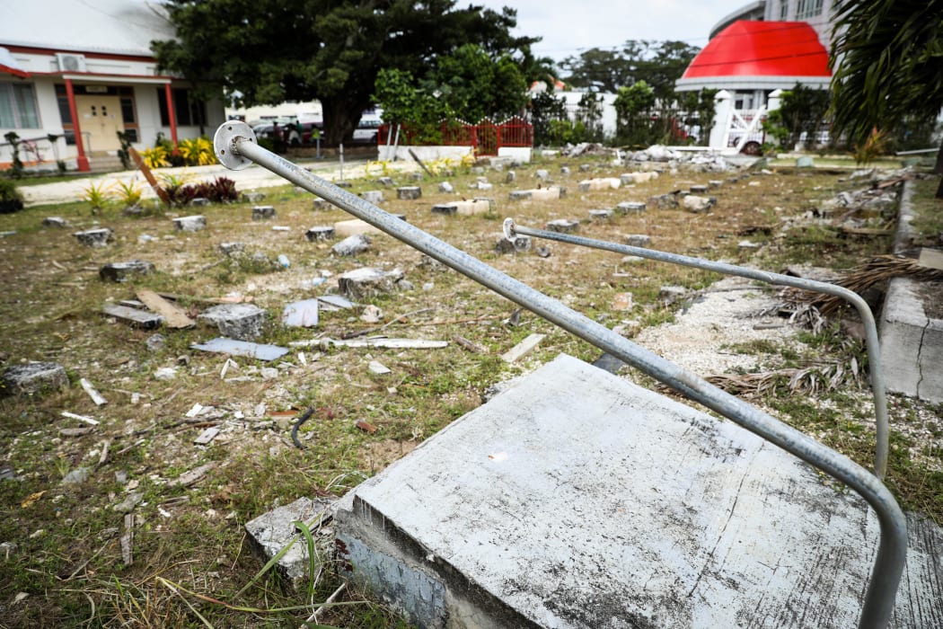Tonga's Parliament was destroyed by Cyclone Gita in February of 2018