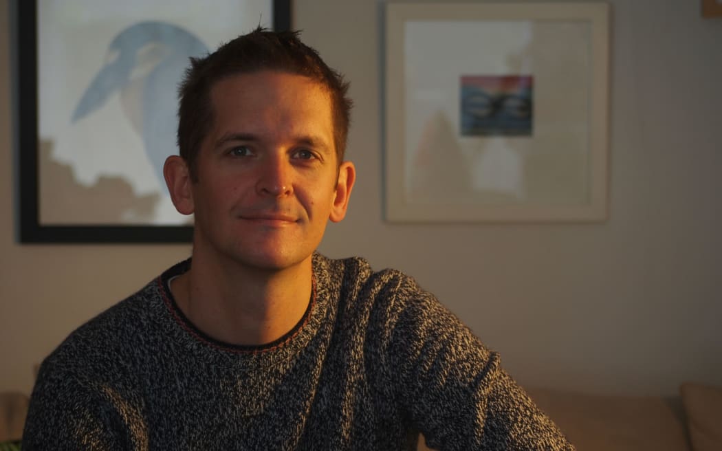 RNZ sound engineer Adrian Hollay