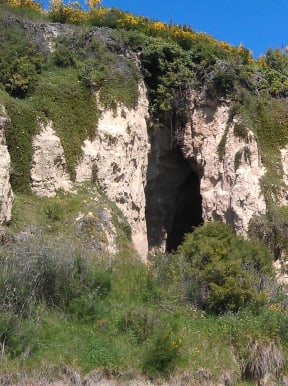 Huge caves are in land beneath the site.