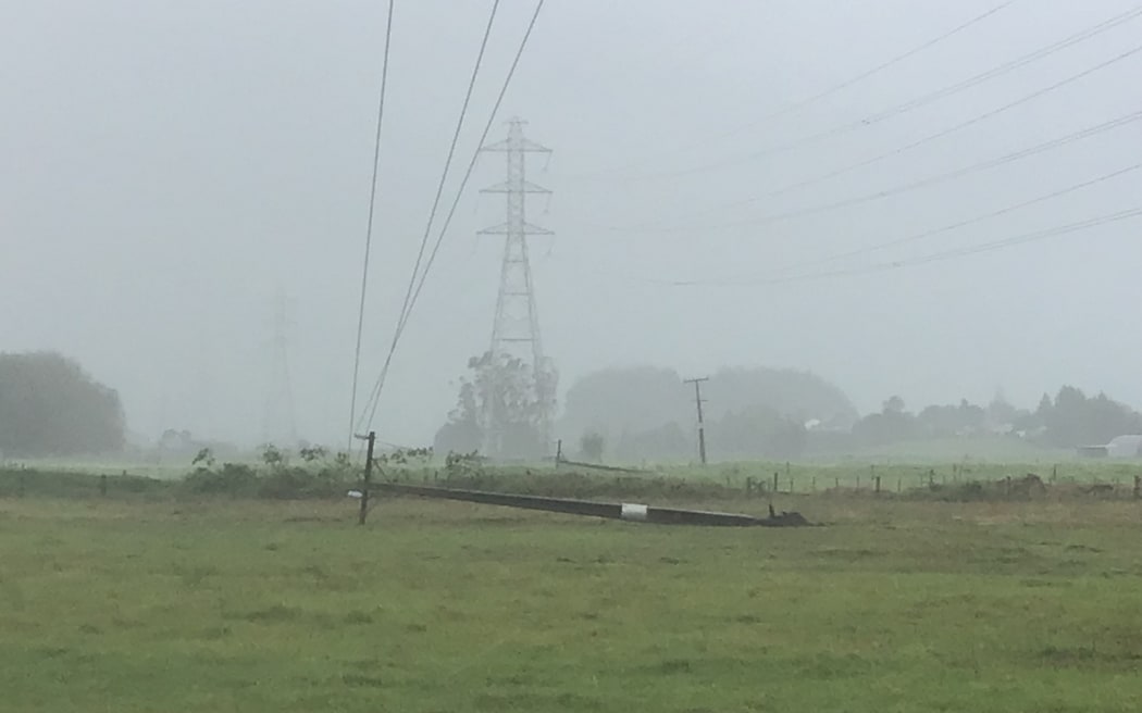 Cyclone winds have caused major damage to the Northpower network, much of it from trees falling through lines.
