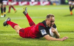 Crusaders halfback Andy Ellis.