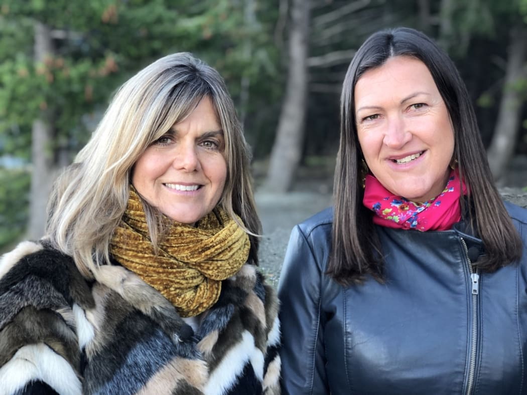 Julie Scott (R), CEO Queenstown Lakes Community Housing Trust & Leanne Malcolm (L)