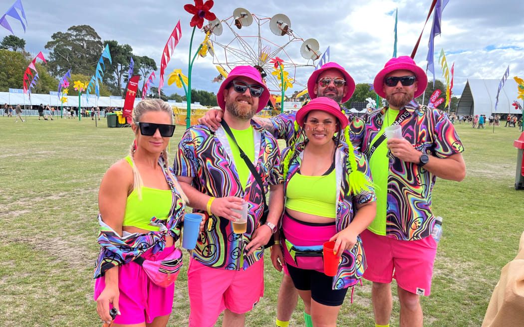 Some colorful attire on display at Electric Avenue