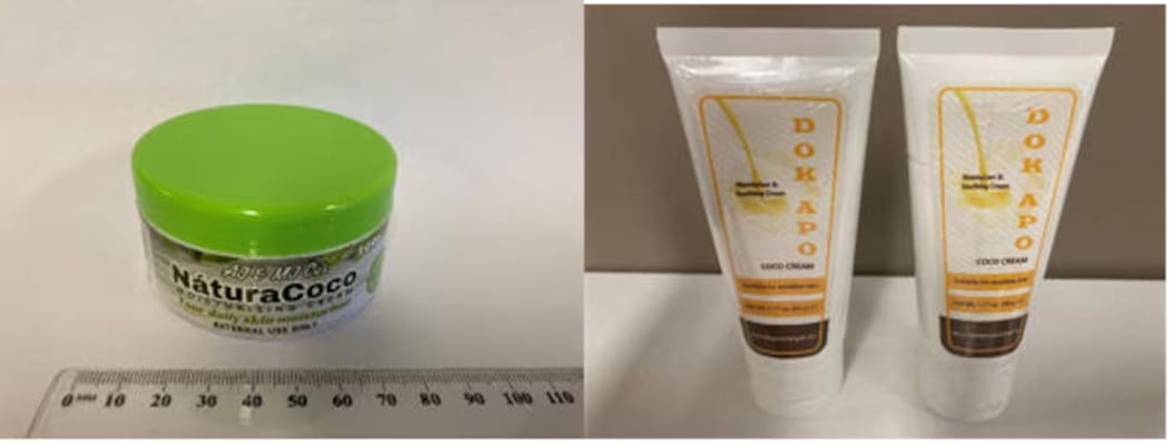 The NaturaCoco moisturing and soothing creams contained a prescription-only steroid not cleared for use in New Zealand, Medsafe said. Anyone who has used the creams should check with their GP about side effects.