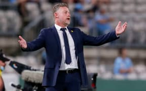 Ufuk Talay reacts during the A-League match,  Sydney FC v Wellington Phoenix at Netstrata Jubilee Stadium, Monday 8th February 2021.