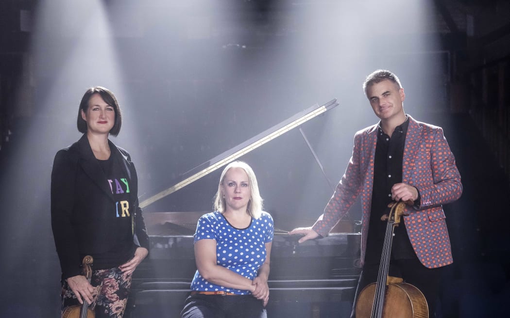 NZTrio (l-r): Justine Cormack, Sarah Watkins & Ashley Brown