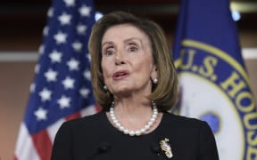 House Speaker Nancy Pelosi speaks during her weekly press conference today on July 14, 2022 at HVC/Capitol Hill in Washington DC, USA.