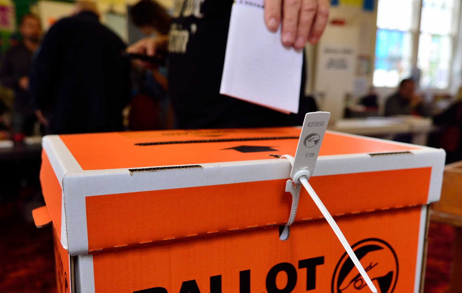 A man casts his vote in the 2014 General Election (file photo)