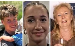 Max Furse-Kee, 15, Sharon Maccanico, 15 and Susan Knowles, 71, are three of the six Mt Maunganui landslide victims.