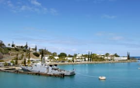 French Navy vessel in New Caledonia