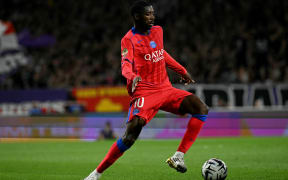 Paris Saint-Germain's French forward Ousmane Dembele.