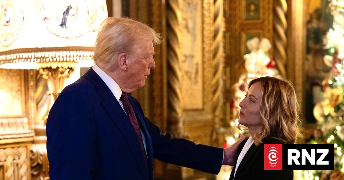 Italy's Meloni says Trump 'totally invented' story that she begged him for photo