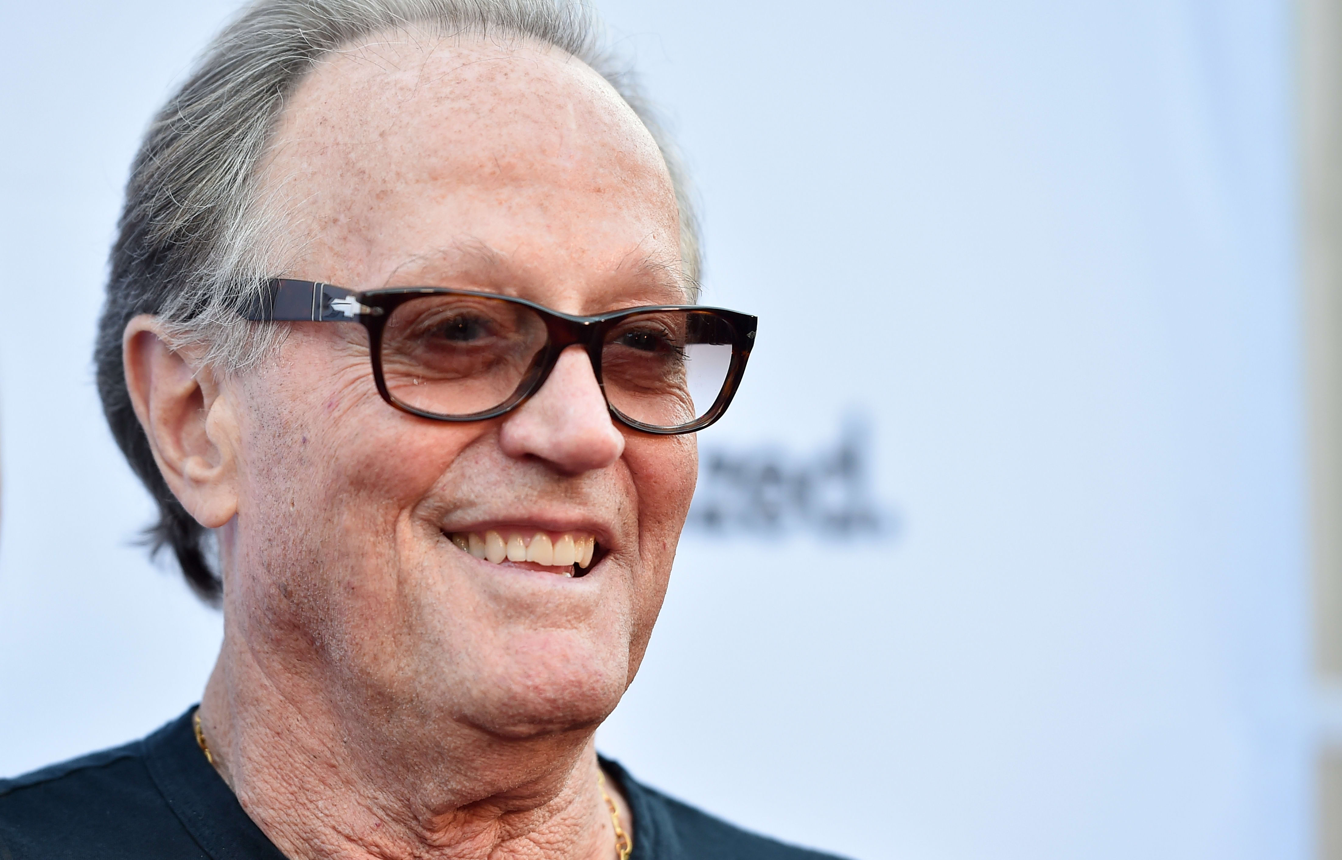 Actor Peter Fonda pictured in 2018 attending a Hollywood movie premier.