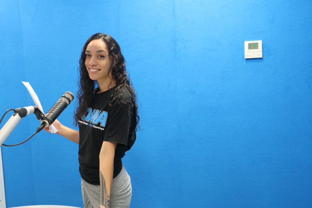 Summer says works at iwi radio station, Moana Radio.