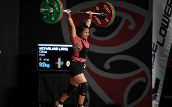 Auckland weightlifter Olivia Selemaia
