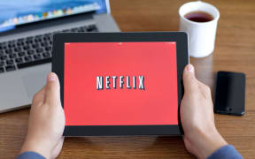 Netflix on a tablet