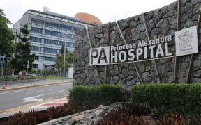 The 52-year-old man was taken to hospital with a suspected broken spine.
