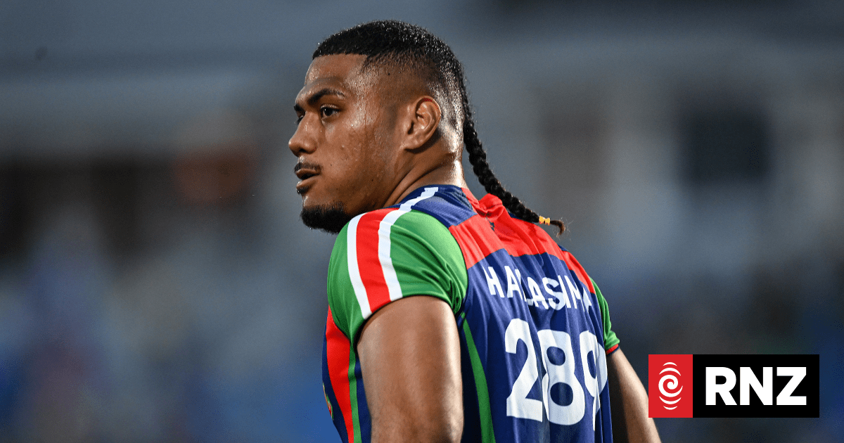 NRL: NZ Warriors star Leka Halasima fronts media for first time before Wests Tigers game