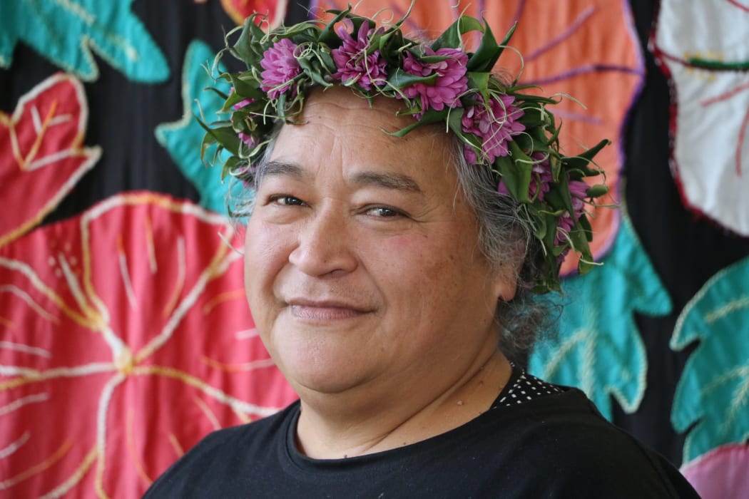 Ngavaine John teaches Cook Islands Maori at Toru Fetu Kindergarten.
