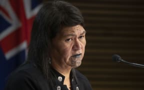 - POOL -  Foreign Affairs Minister Nanaia Mahuta during the post-Cabinet press conference with Prime Minister Jacinda Ardern, Parliament, Wellington. 07 March, 2022.  NZ Herald photograph by Mark Mitchell