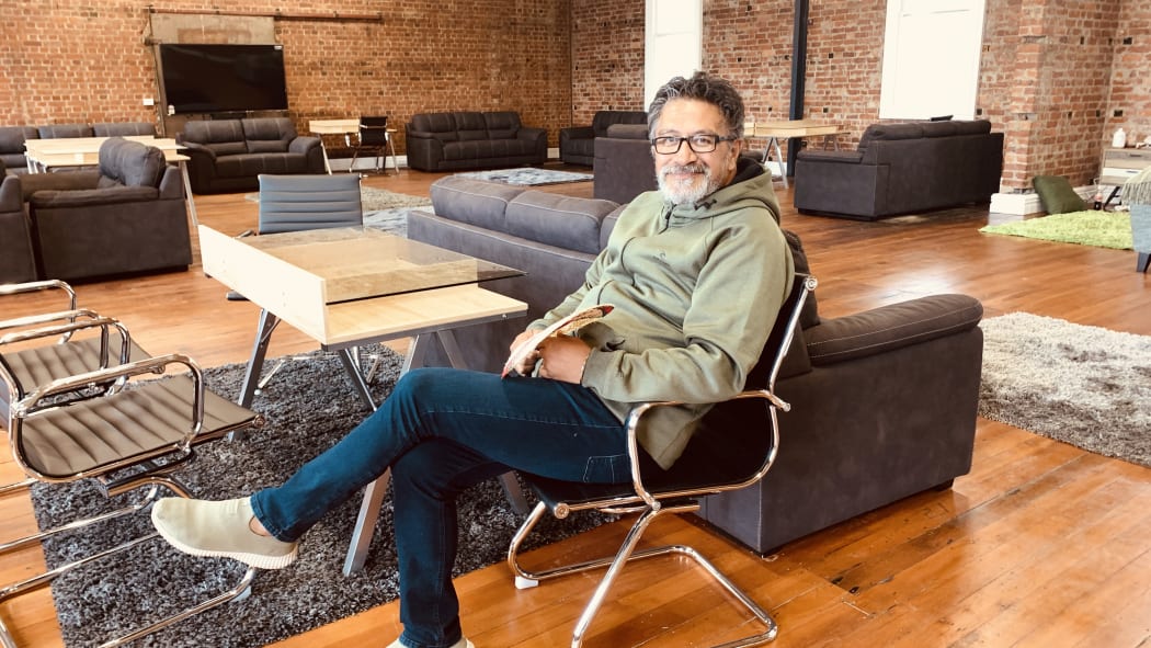 Nick Tupara at the top floor of He Rau Aroha building downtown Gisborne.