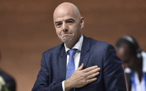 New FIFA president Gianni Infantino reacts after winning the presidential election during the extraordinary FIFA Congress in Zurich on 26 February 2016.