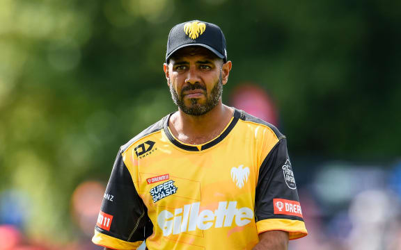 Jeetan Patel of the Wellington Firebirds