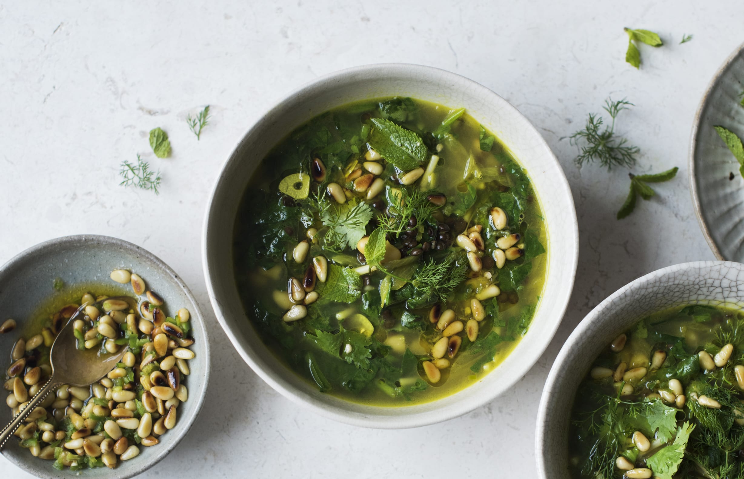 Persian noodle soup