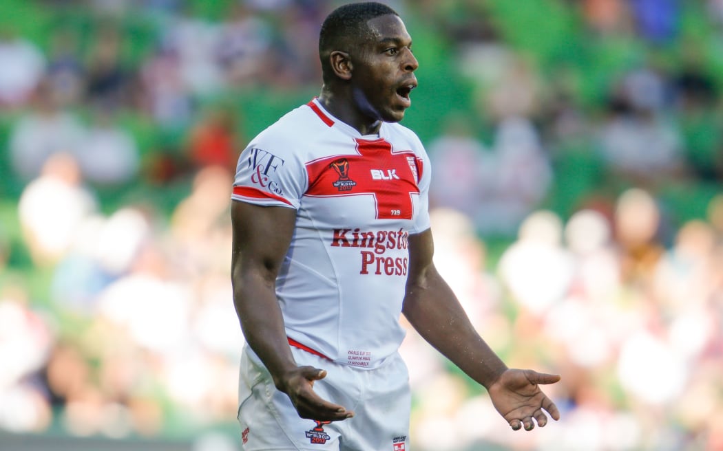 England winger Jermaine Mcgillvary.