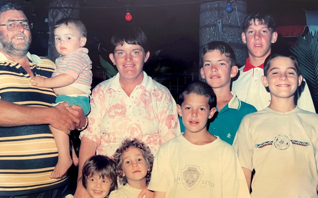 The Blaine family in 1993.