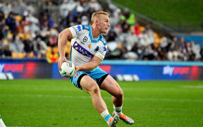 Tanah Boyd playing for the Titans in 2022.