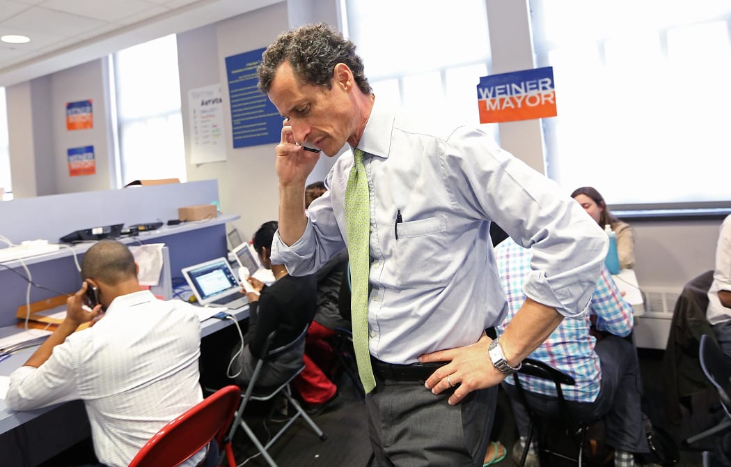 Anthony Weiner during his failed run for the New York City mayoralty