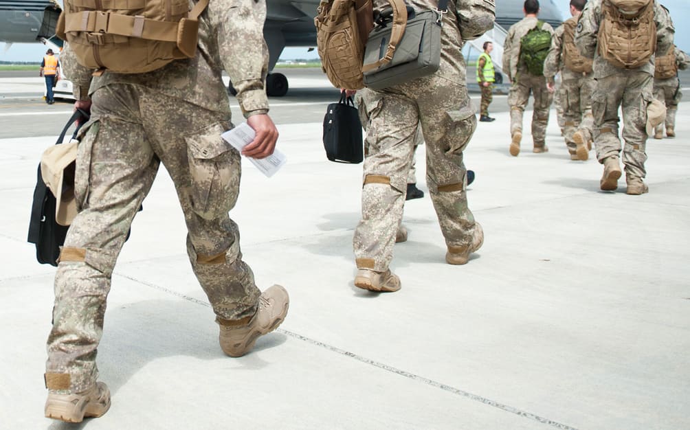 New Zealand Defence Force personnel depart for a Mission Readiness Exercise in Australia.