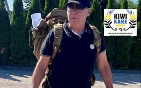 Tenby Powell is working in Ukraine with the charity Kiwi K.A.R.E.