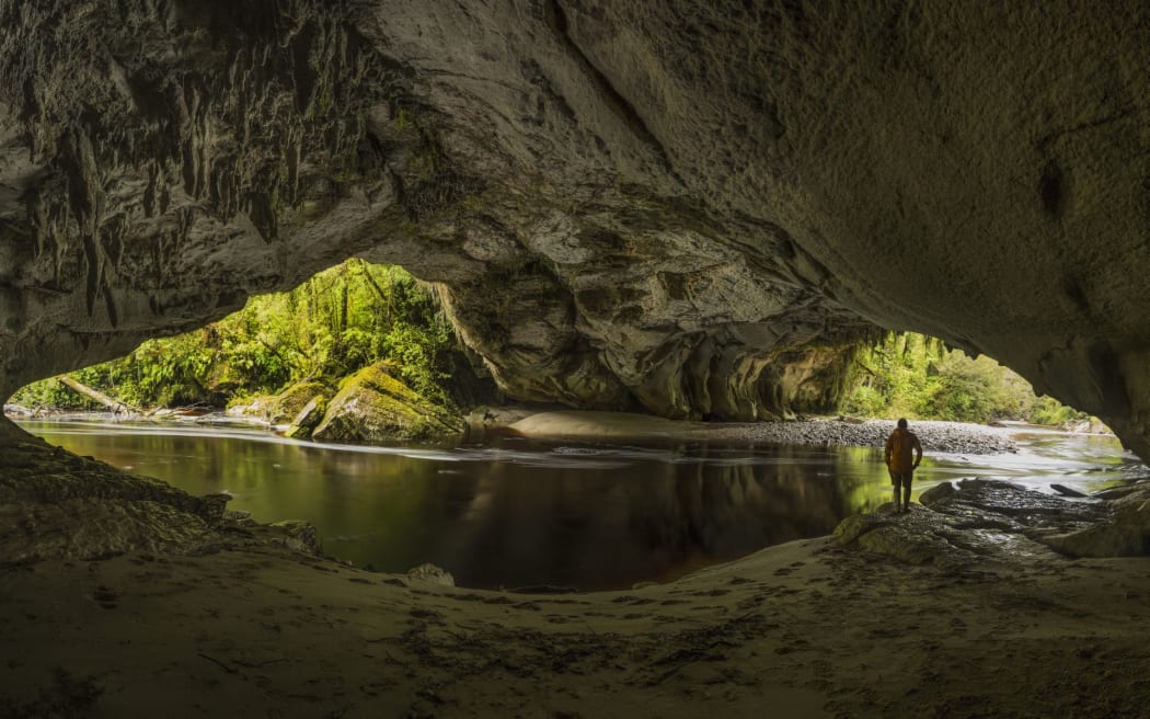 Moira’s Gate is one of two arches open to the public. The Oparara River has dissolved the limestone away, leaving behind a stunning arch.