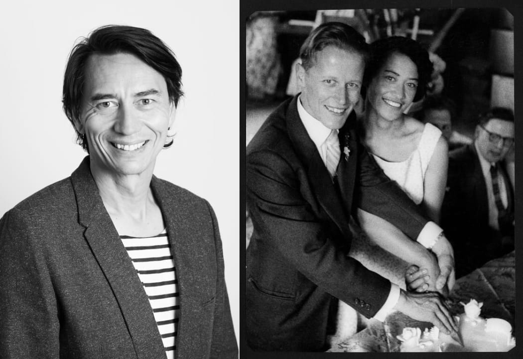 Anton Blank and his parents, Arapera and Pius