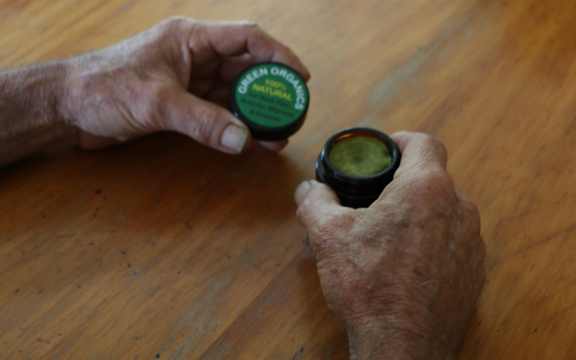 Paul makes a cannabis-infused balm, as well as a high-cannabidiol oil